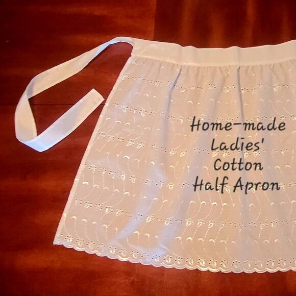 Home-made Ladies' Cotton Apron - Picture 2 of 2